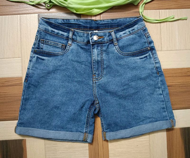 Pantaloons Denim Shorts