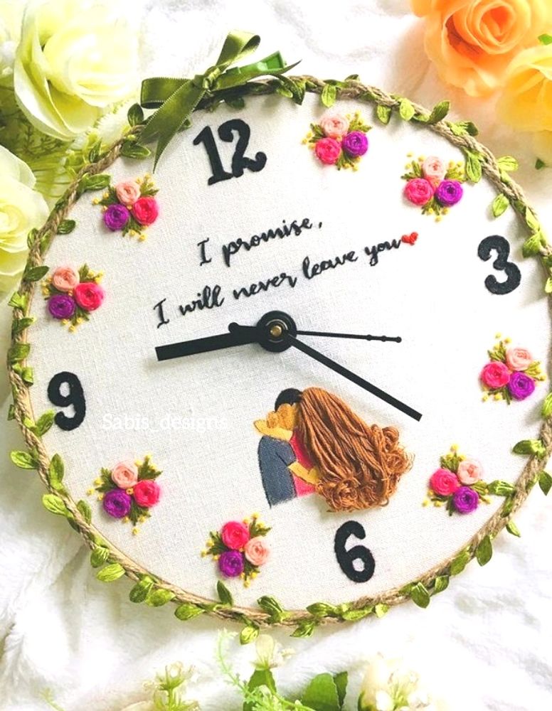 Embroidery Clock