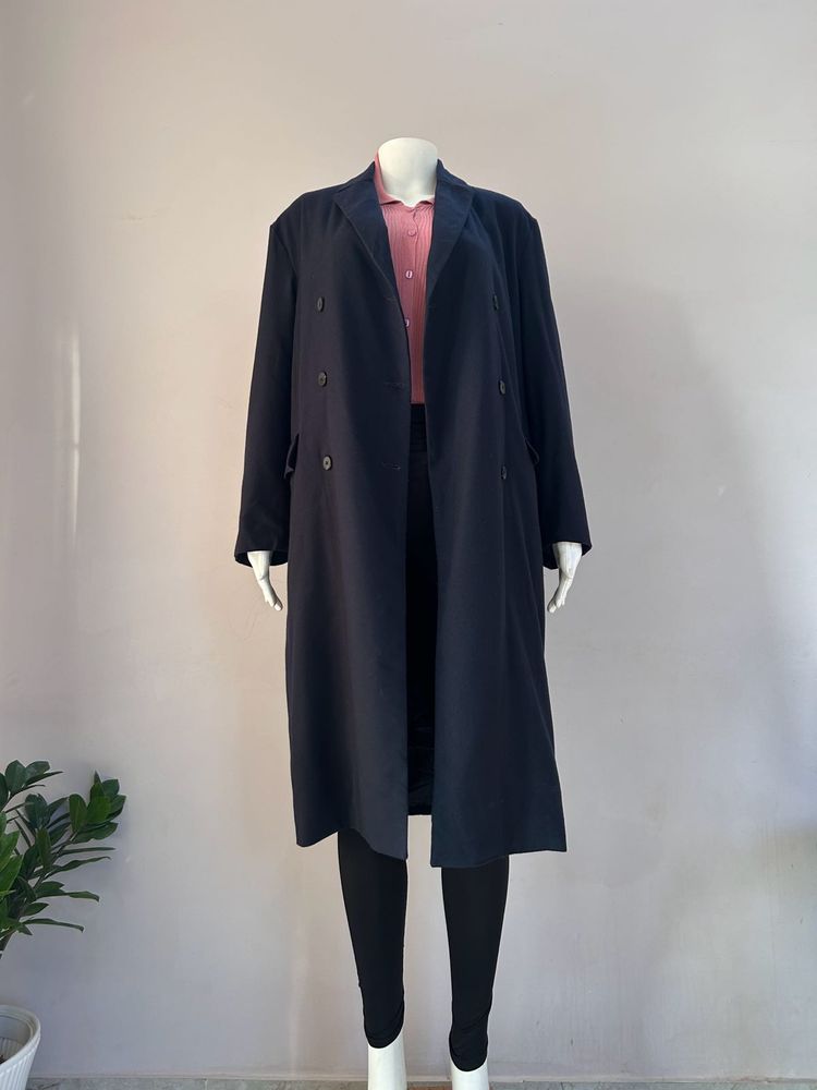 Polyblend Long Coat  FIXED PRICE