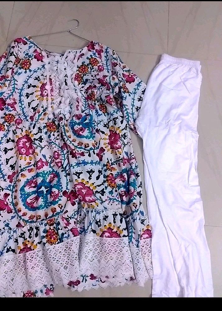 Short Lace Kurthi