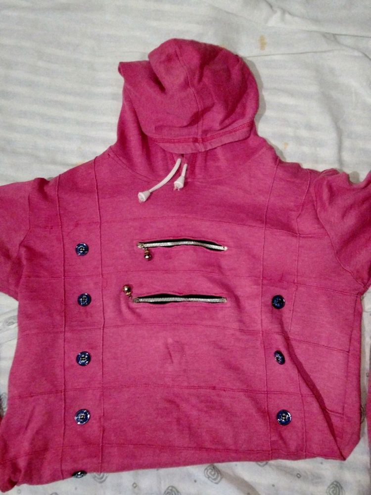 Pink Hoodie Stylish