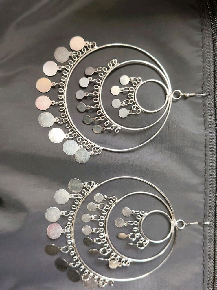 Silver Stone Earrings ✨🌟