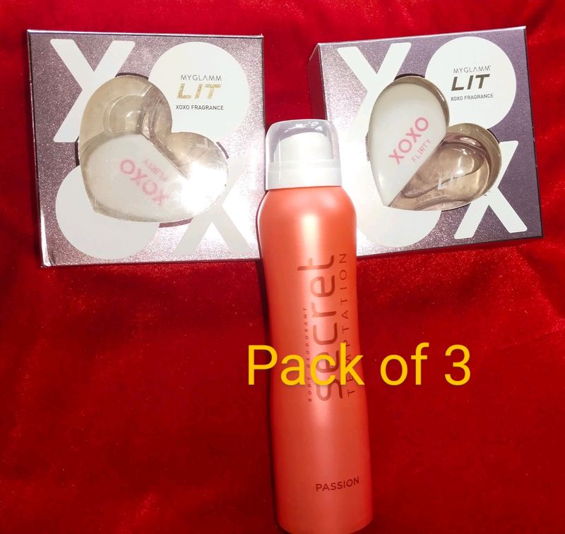 Pack Of 3 Perfume