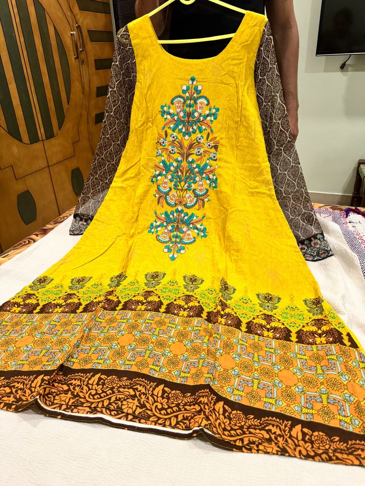 Original Pakistani Lawn 40 Size Embroidered