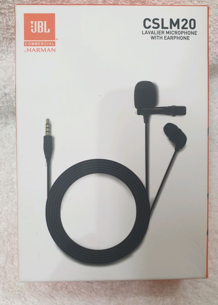 JBL MIC CSLM20 Lavalier Microphone With Earphone