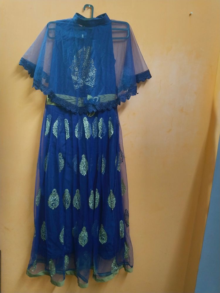 Gown With Shrug  For Party