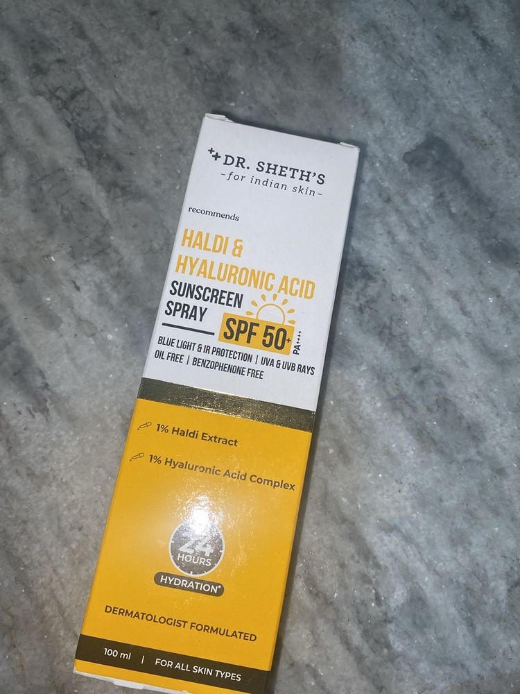 Brand New Dr Sheths Sunscreen Spray