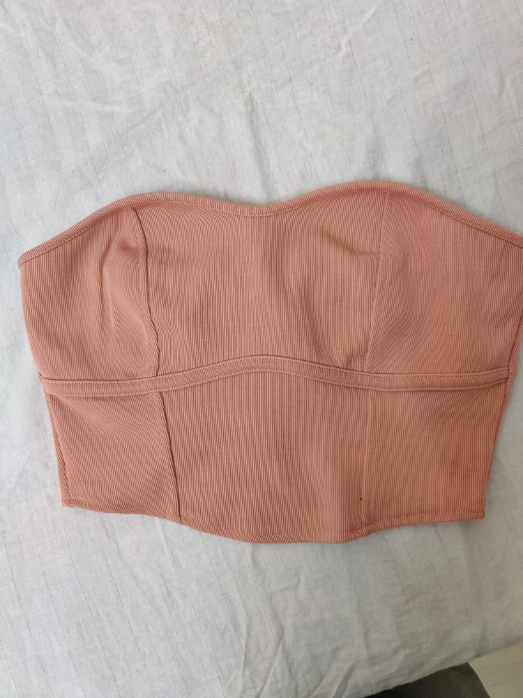 H&m Cropped Bandeau Top