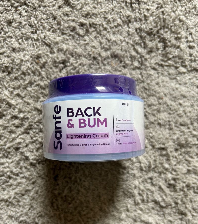 Sanfe - Back & Bum Cream