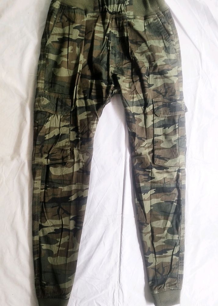 Unisex military joggers