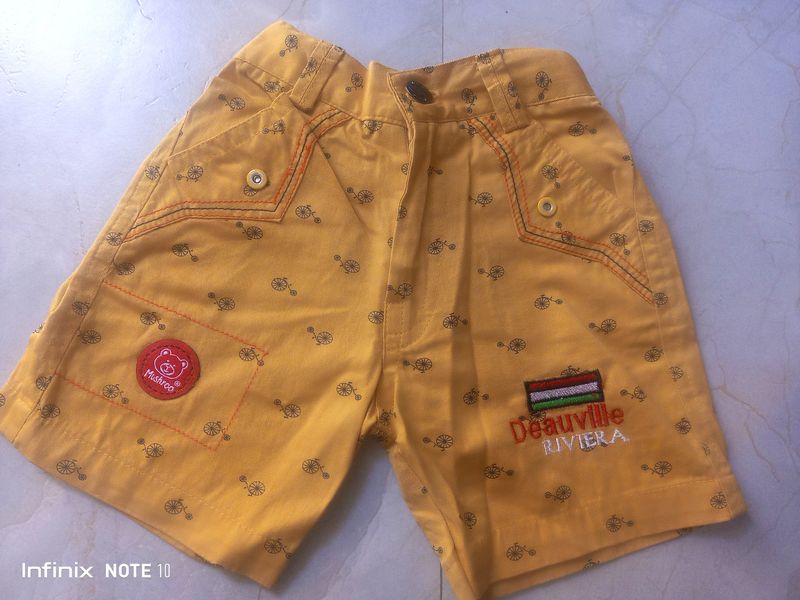 New 1 - 2 Yrs Kids Short Pant.