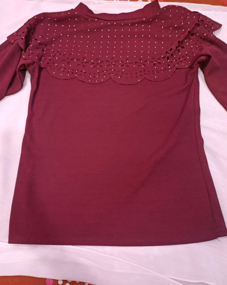 Beautiful Maroon Top