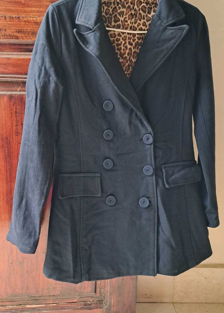 Buttoned Fitted Coat