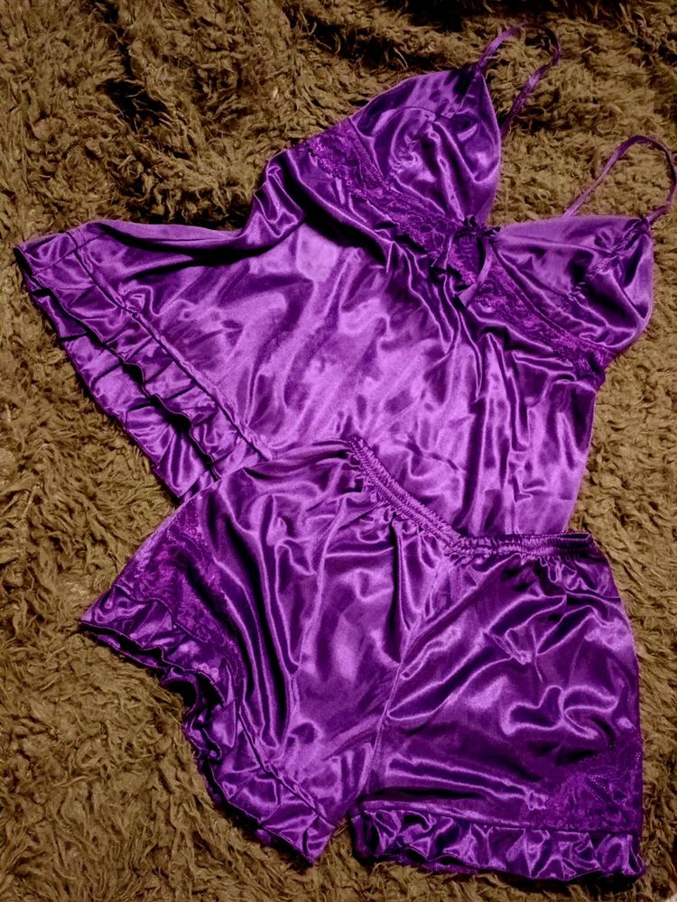 New Gorgeous Satin Night Set