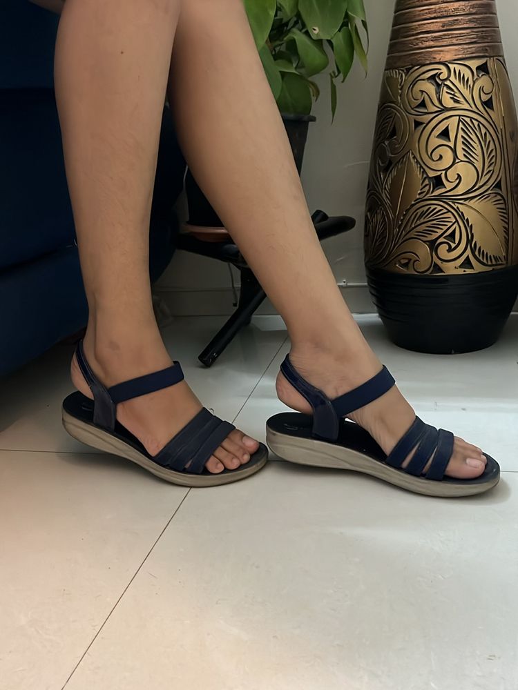 Navy Blue Office Sandal