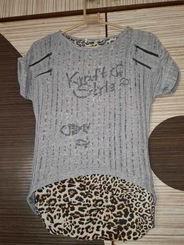 Tiger Print Top