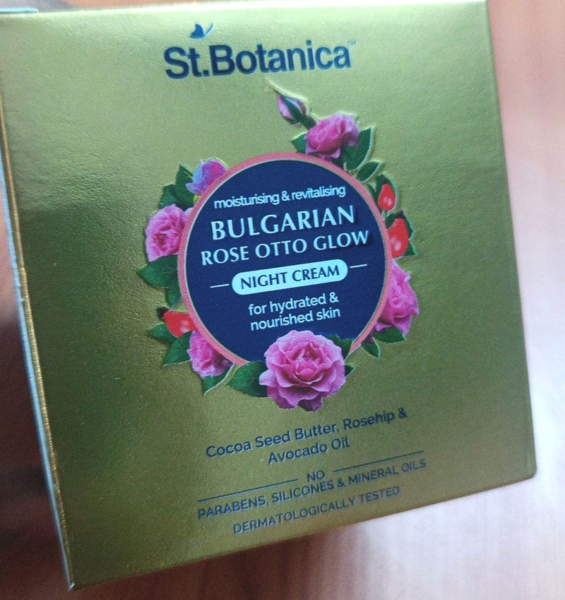 St. Botanica Bulgarian Rose Otto Glow Night Cream