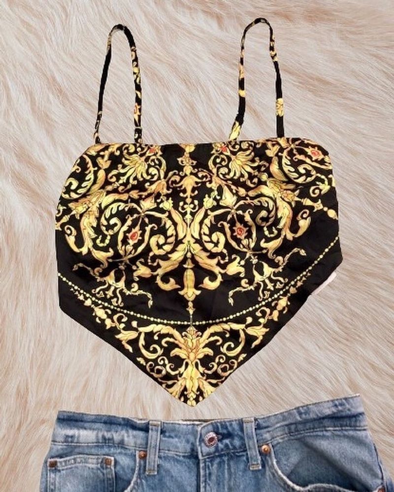 Price Drop 🥳🥳 Scarf Top 🌻