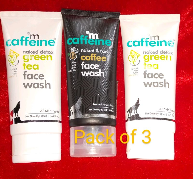 Mcaffine Face Wash Pack Of 3