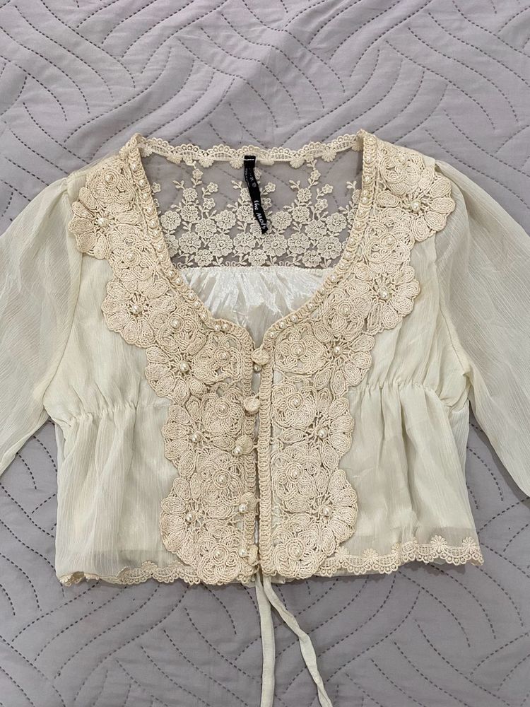 Vintage Pearl Top