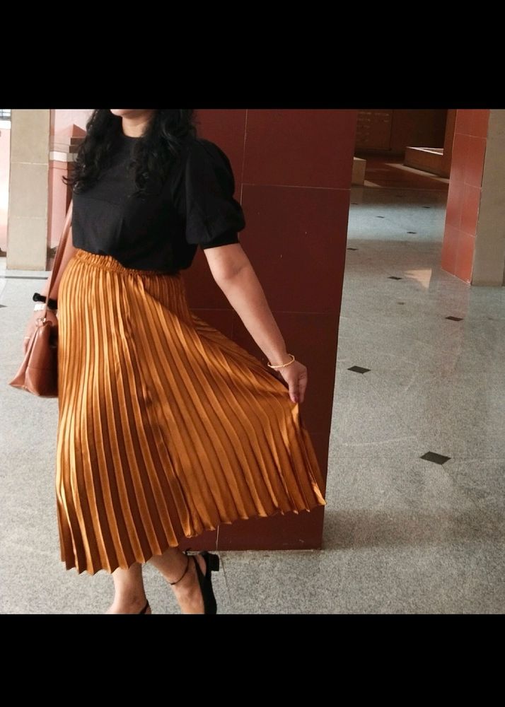 Accordanian Pleated Skirt