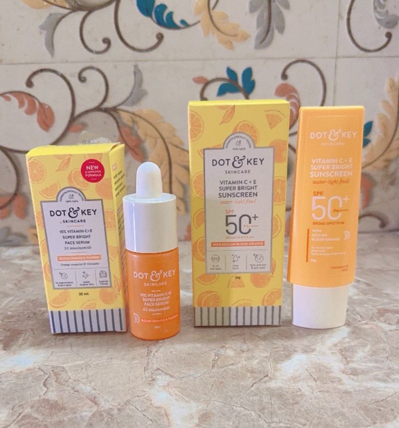 Dot&key Vitamin C Super Bright Sunscreen & Serum