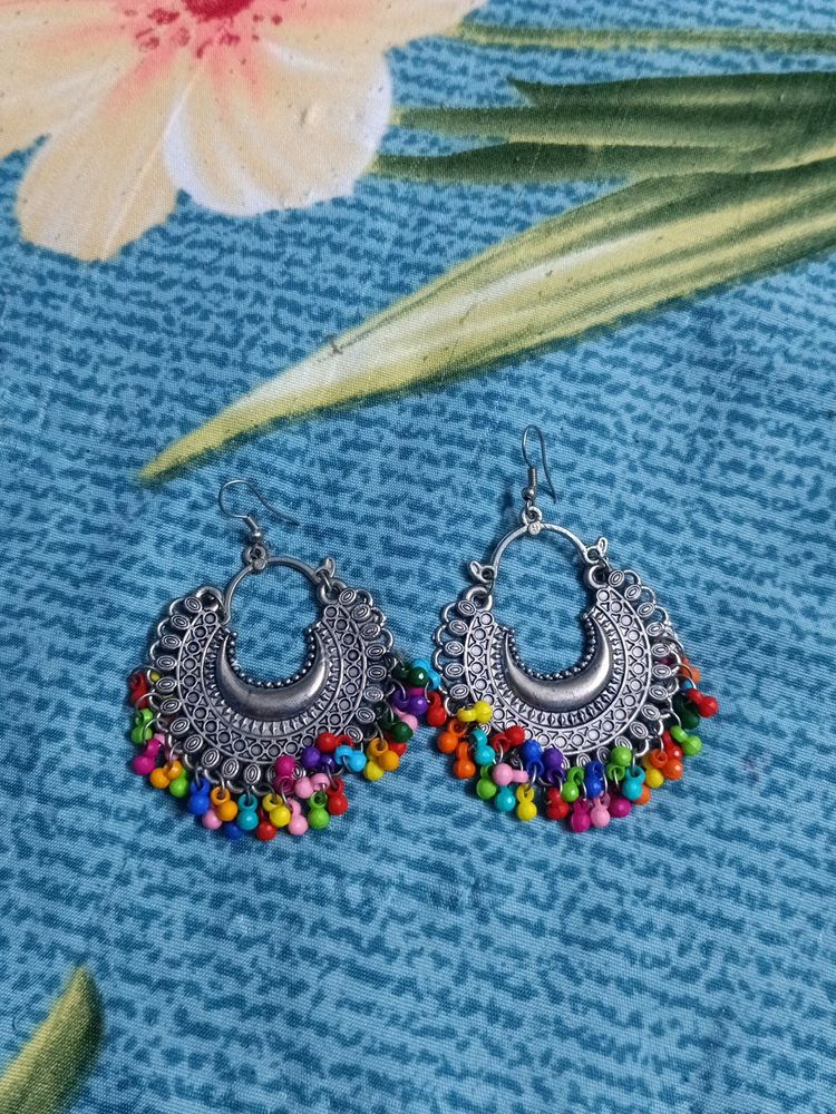 Women  Multicolour Jhumka