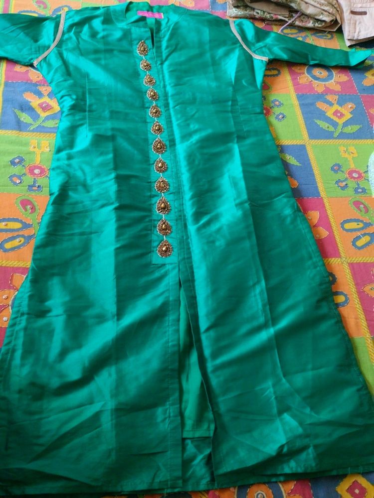 Party Wear Pure Silk Kurti