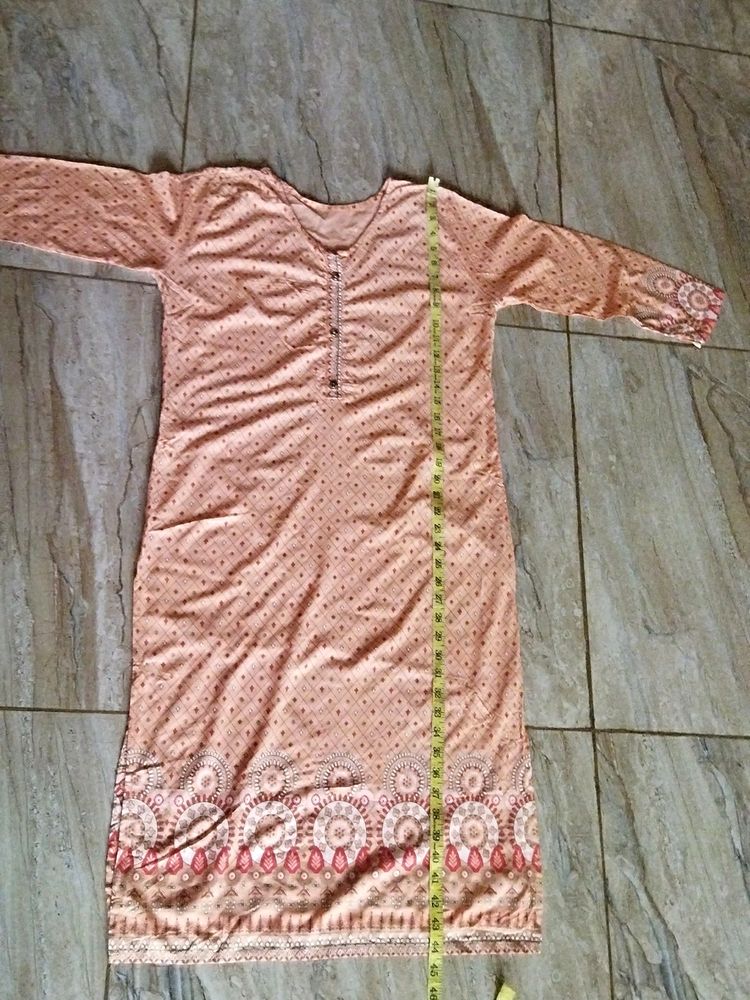 Orange Colour Beautiful Kurta