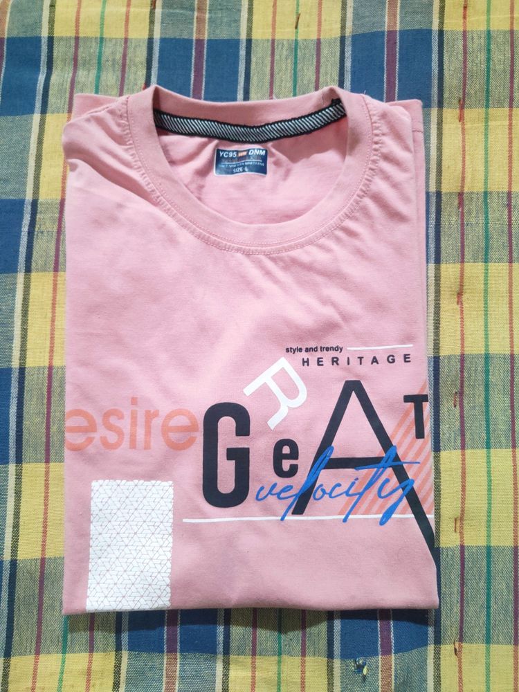 Pink T-shirt For Men 👕