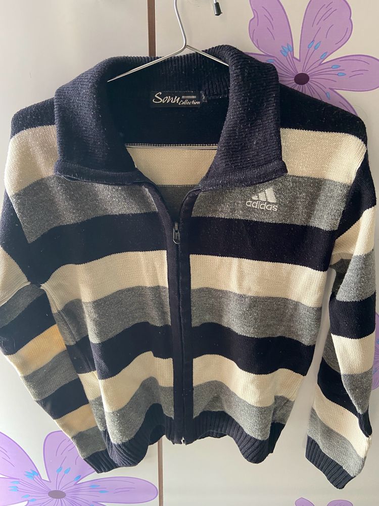 adidas sweter cum jacket