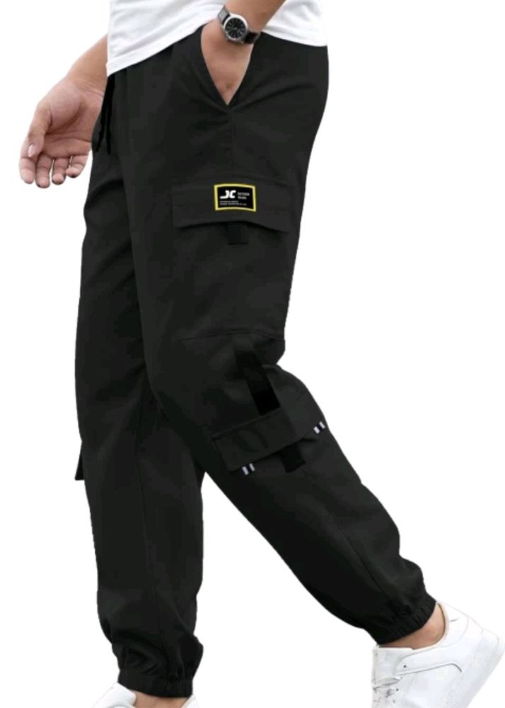 Men Cargo black pant