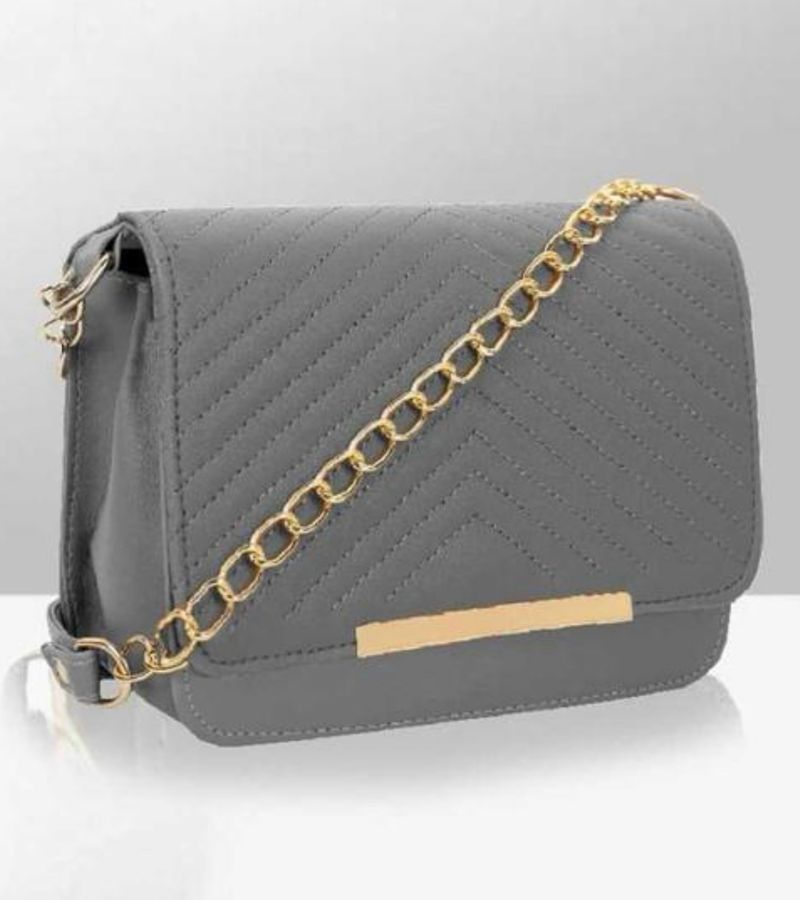 Trendy Silver vintage Sling bag