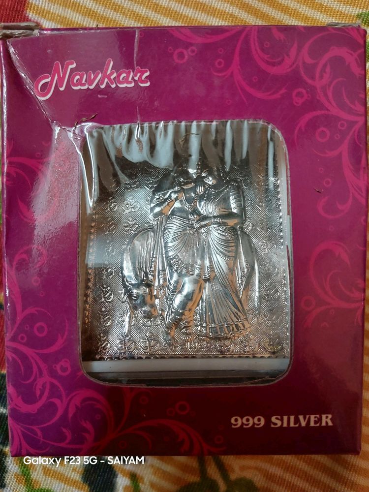 RADHA KRISHNA SILVER PLATED DESIGN (LIMITED)