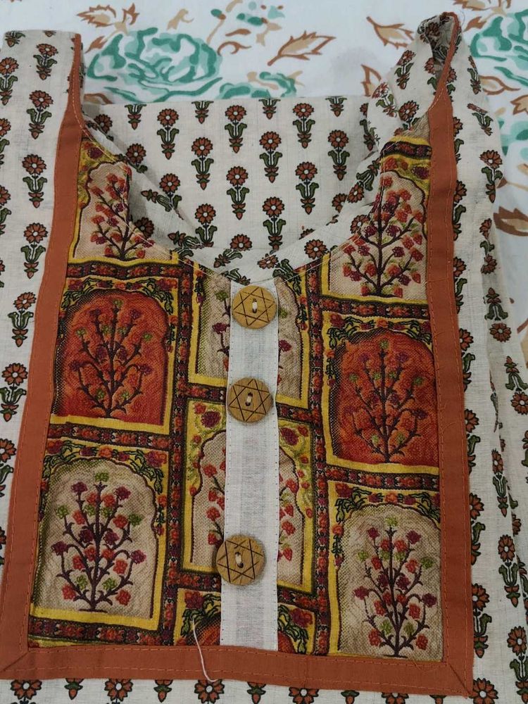 Stitched Pure Cotton Kurta