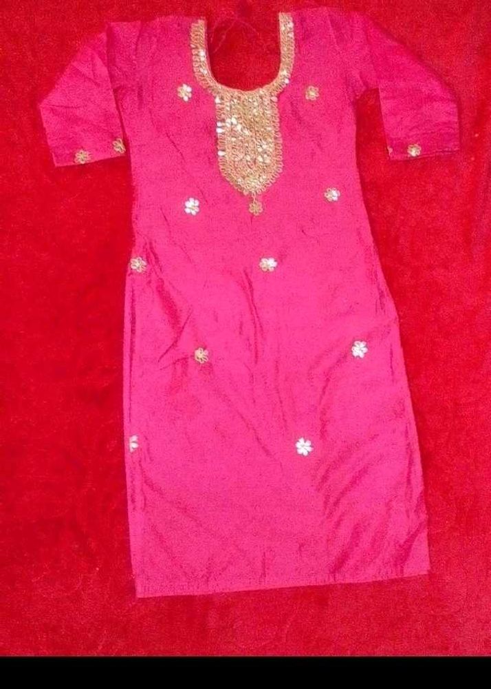 Backless Kurti