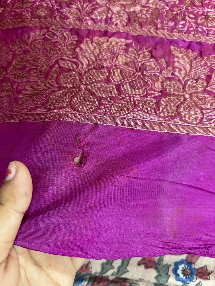 Pure Silk Palla For Making Blouse