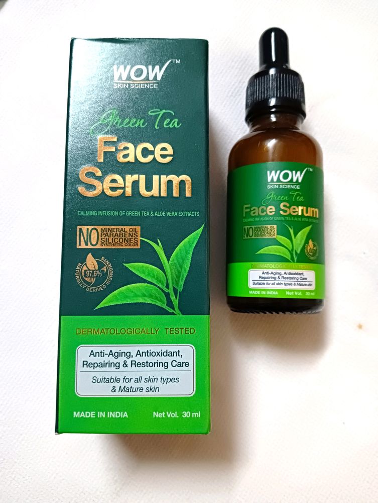 Wow skin science green tea face serum