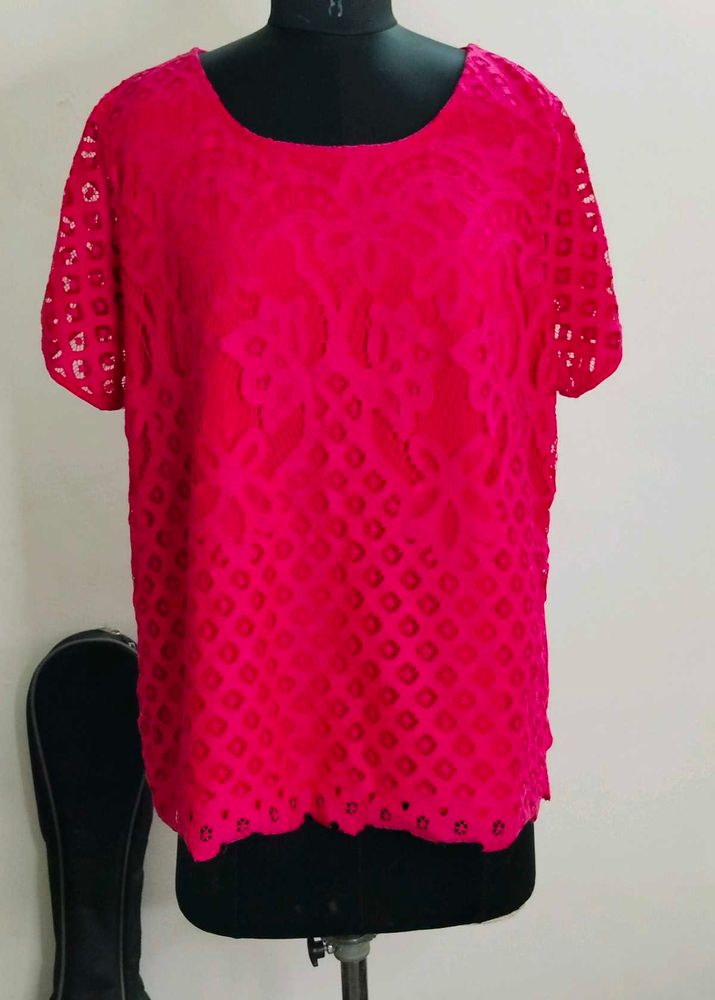 Plus Size Lace Top