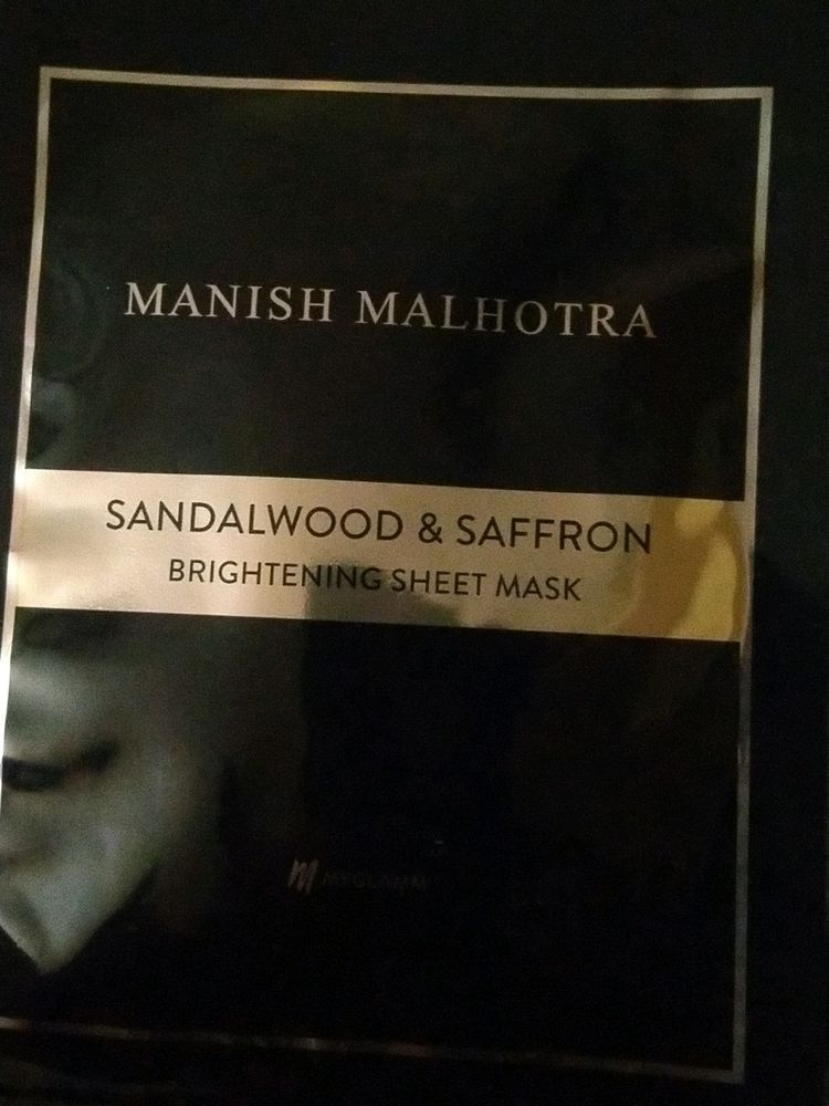 Manish Malhotra Sheet Mask