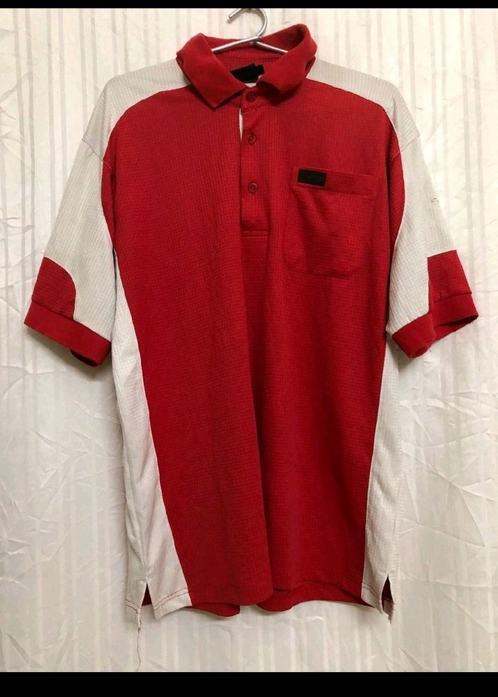 Red Short Sleeve Sports T Shirt