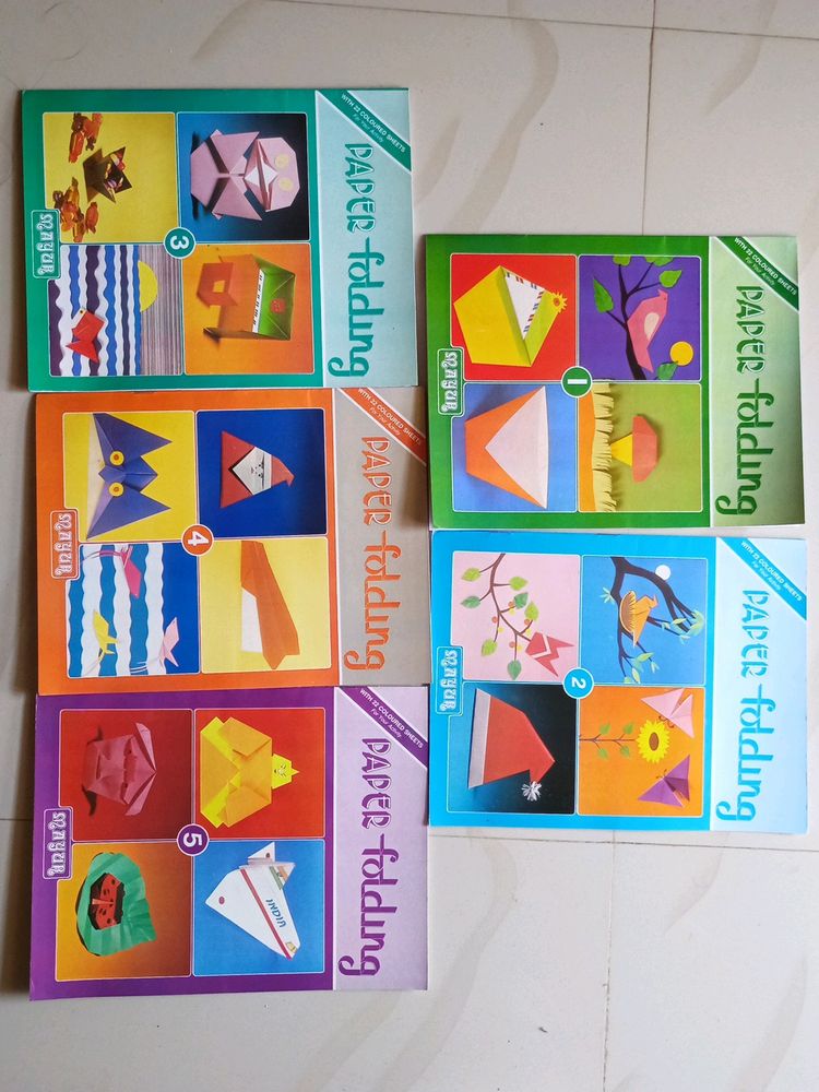 Kids Origami Books Set Of 5