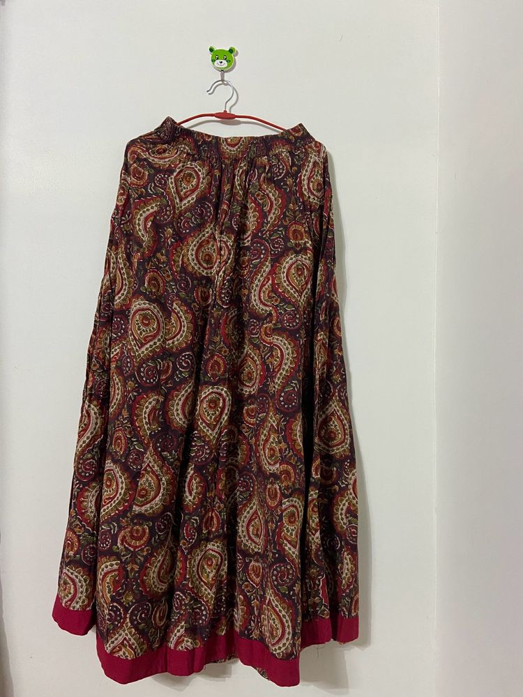 BOUTIQUE  RAJASTHANI Print Skirt With Long Kurta