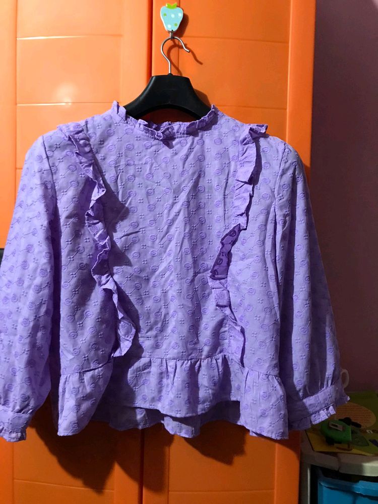 Tokyo Talkies Lavender Beautiful Top