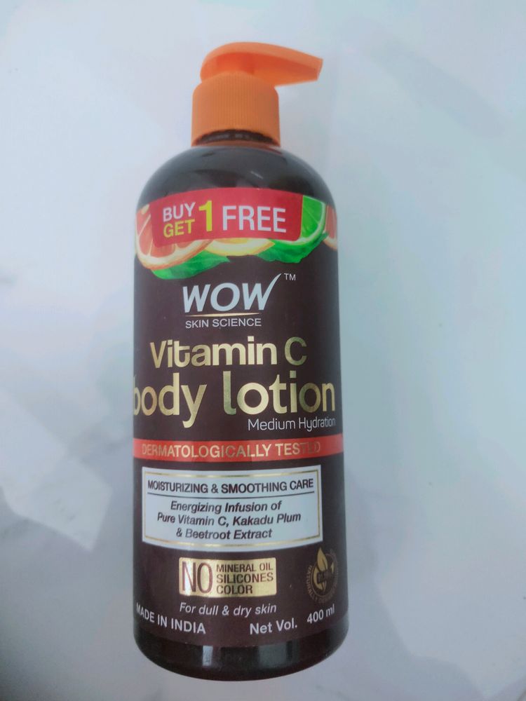 WOW SKIN SCIENCE VITAMIN C BODY LOTION