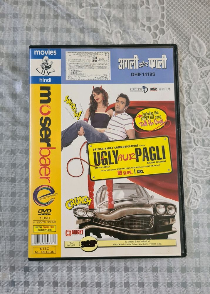 Moserbaer Hindi movie DVD..Ugly aur Pagli