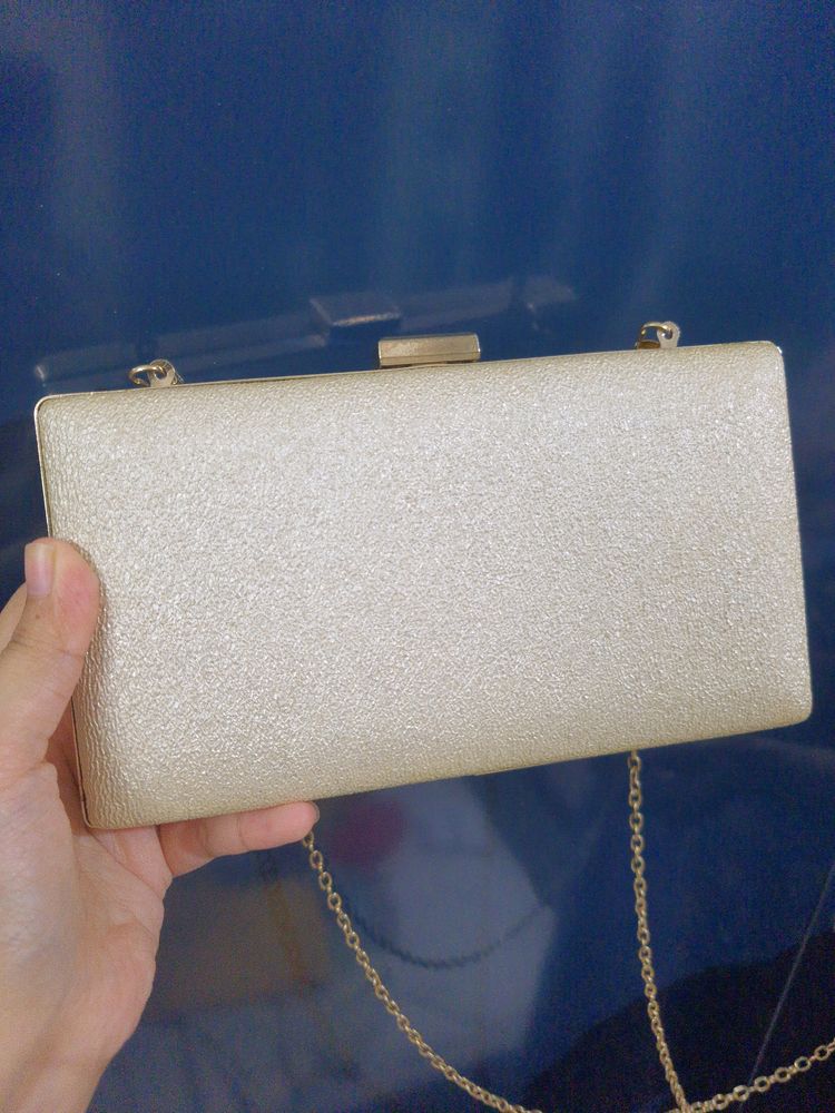 Classy Metallic Clutch