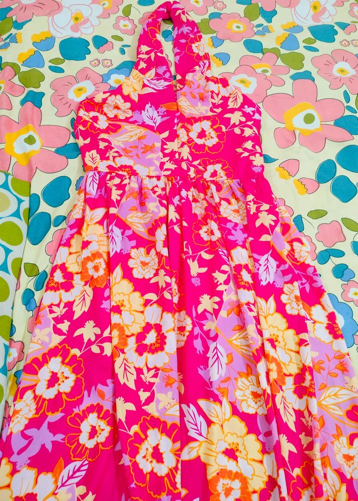 Floral Printed Maxi Dress