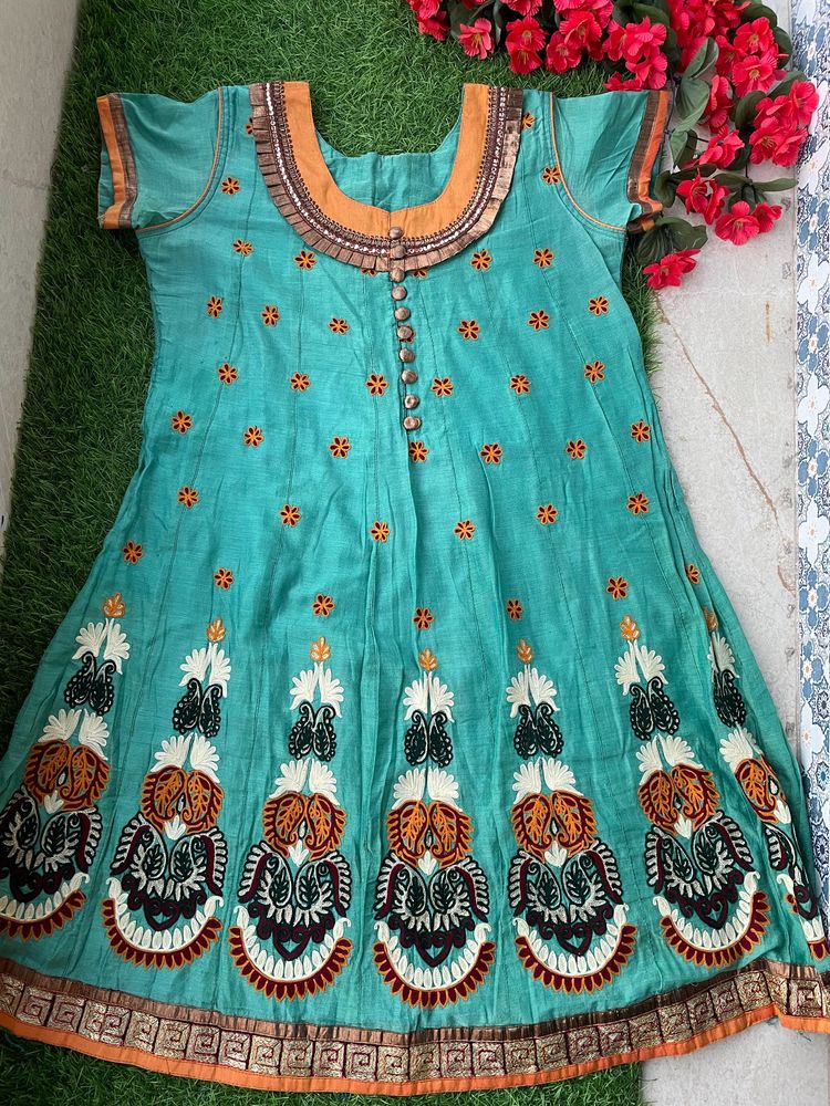 Rs 350 Only Pure Cotton Hand Work Kurti