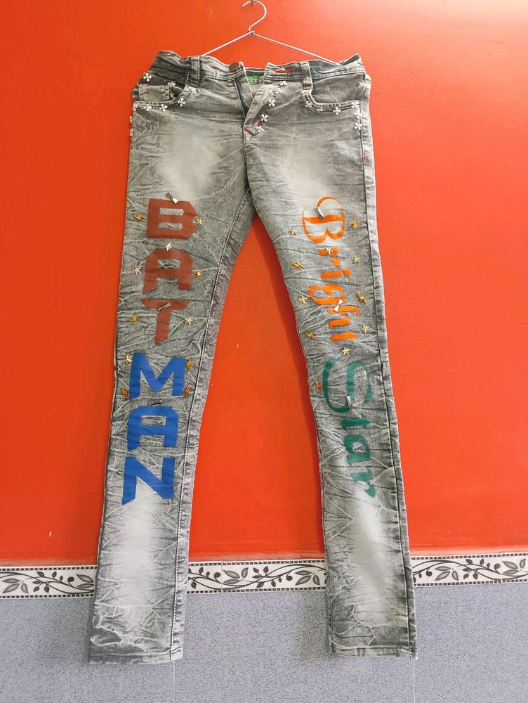 Designer Stud Jeans